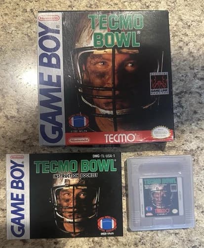 Tecmo Bowl (Nintendo Game Boy) Complete In Box