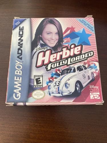 Disney's Herbie: Fully Loaded (Nintendo Game Boy Advance, 2005) Complete W/ Box