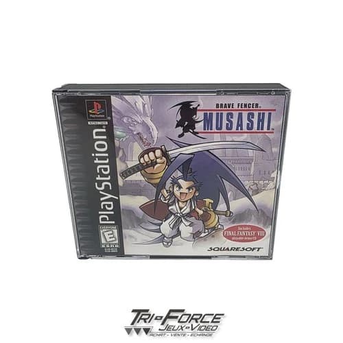 Brave Fencer Musashi PlayStation 1 PS1 Video Game Action RPG MISSING DEMO DISC