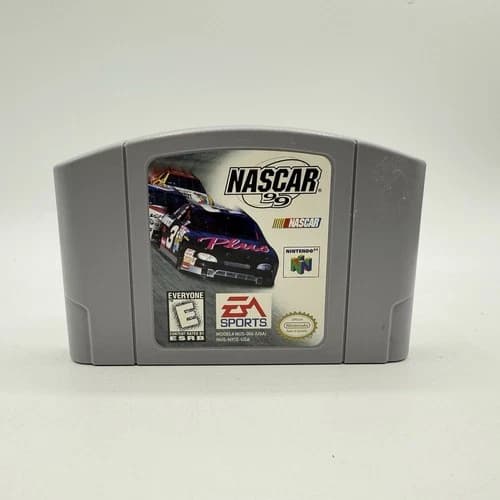 Nintendo N64 NASCAR 99 EA Sports 1999 Tested & Working Authentic Game Cartridge