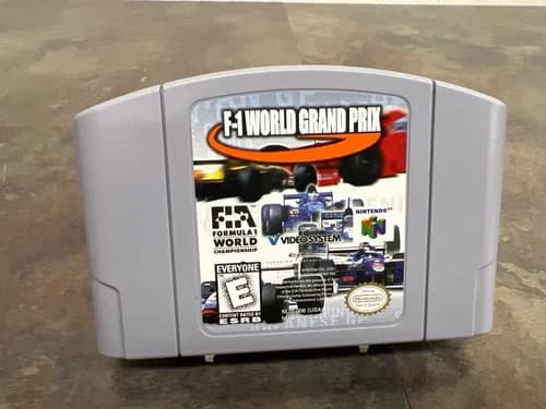 F-1 WORLD GRAND PRIX (NINTENDO N64) AUTHENTIC CART - TESTED (WBP013372)