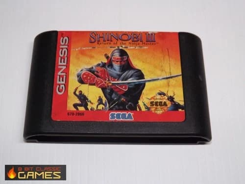 Shinobi III: Return of the Ninja Master GAME ONLY - Sega Genesis - 528a
