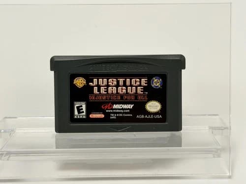 Justice League Injustice for All (Nintendo Game Boy Advance GBA) Authentic