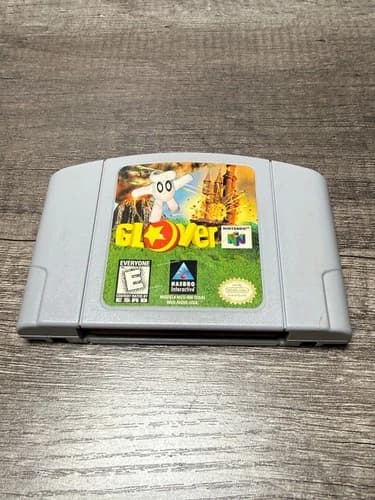 Glover Cartridge Only - Cleaned, Authentic, and Tested - (Nintendo 64, N64)
