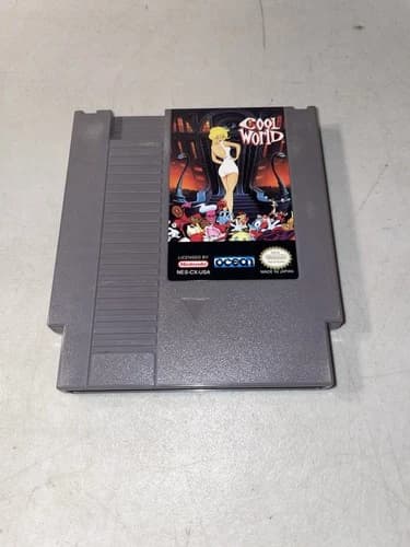 Cool World Nintendo NES 1993 Cartridge, Entertainment System