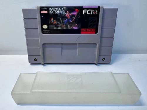 Metal Morph (Super Nintendo SNES, 1994) Authentic. Working.