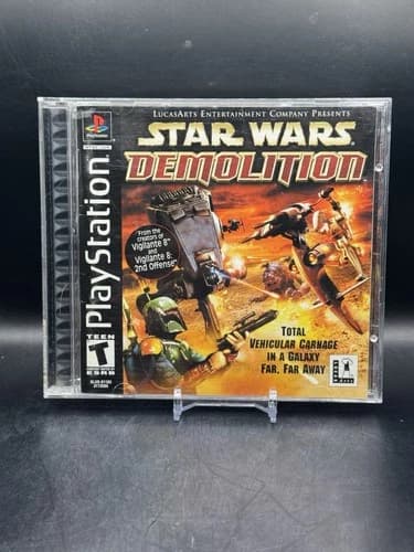Star Wars: Demolition (Sony PlayStation 1, 2000) CIB w/ Registration Card Tested