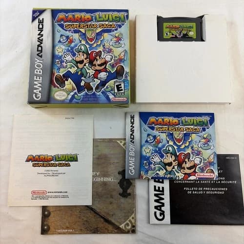 Mario and Luigi: Superstar Saga Gameboy Advance Complete OEM CIB