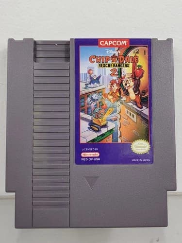 Disney's Chip 'N Dale: Rescue Rangers 2 Nintendo NES Authentic! CAPCOM TESTED