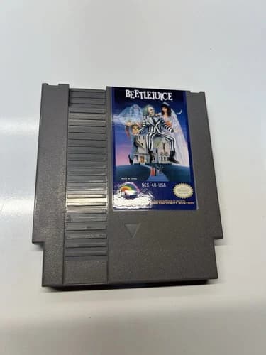 BeetleJuice - Nintendo NES Cartridge - Authentic Tested - Game