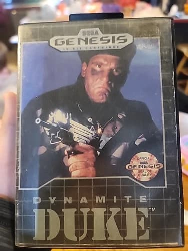 ⚡️Dynamite Duke - Sega Genesis - Complete in Box CIB Complete Authentic!⚡️