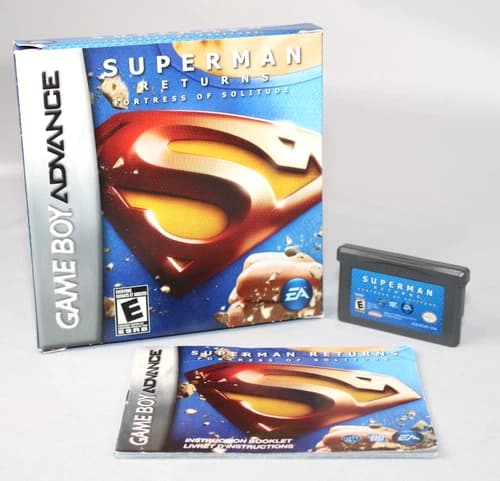 Superman Returns GBA Game Boy Advance Complete CIB! Good Condition! Nice!