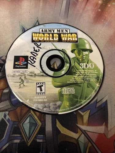 Army Men World War - Loose Sony PS1 Playstation 1 Disc