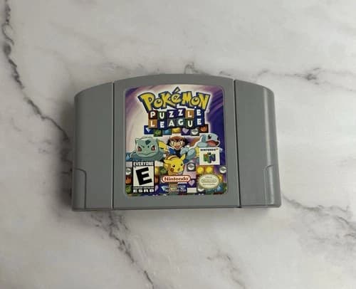 Pokemon Puzzle League (Nintendo 64 N64, 2000) Authentic Cart - Tested & Working