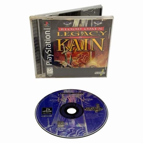 Blood Omen: Legacy of Kain (Sony PlayStation 1, 1996, Black Label) PS1 Complete