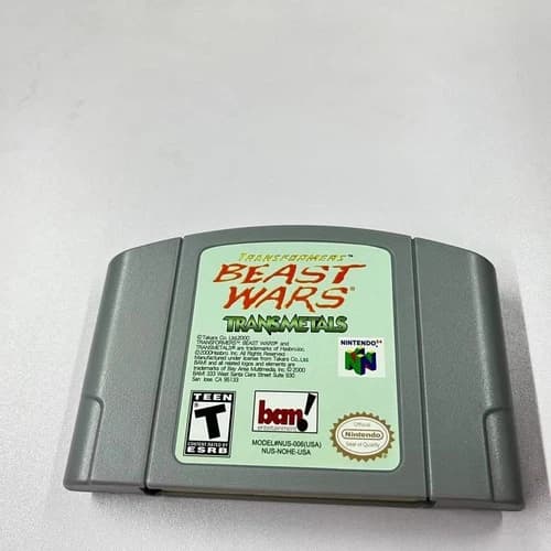 Transformers: Beast Wars - Transmetals - Nintendo 64 (N64) Timeless classic