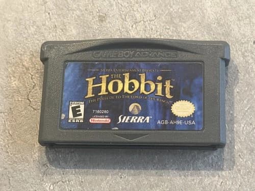 The Hobbit (Nintendo GameBoy Advance, 2003, GBA) Game Cartridge Only - Tested