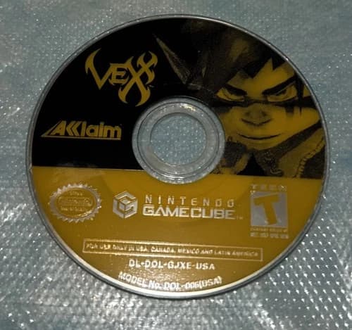 Vexx Nintendo GameCube Disc Only Cleaned Tested & Works