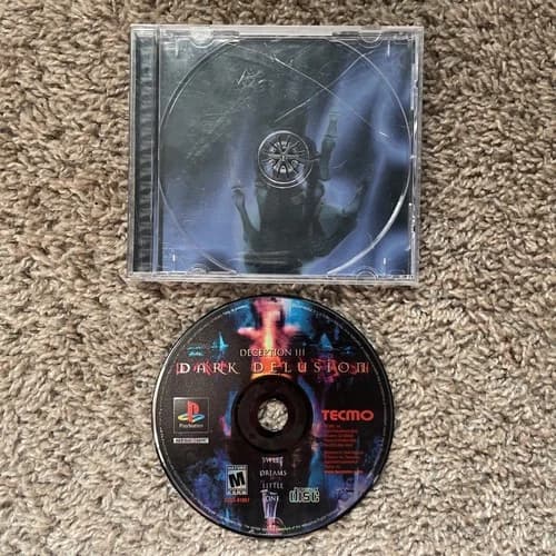 Deception III Dark Delusion Sony Playstation PS1 Tested Working Disc Only