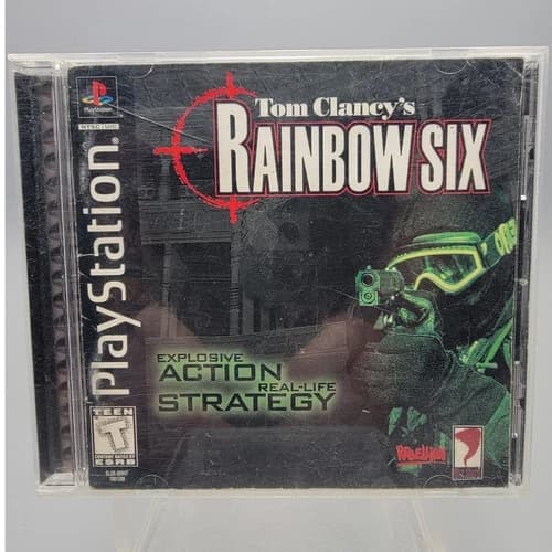 PlayStation PS1 Tom Clancy's Rainbow Six Complete With Manual