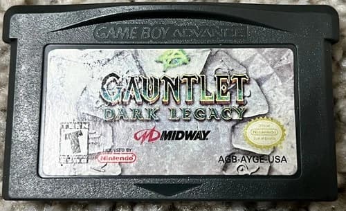 NINTENDO GBA Game Boy Advance Gauntlet Dark Legacy Authentic Cleaned Tested