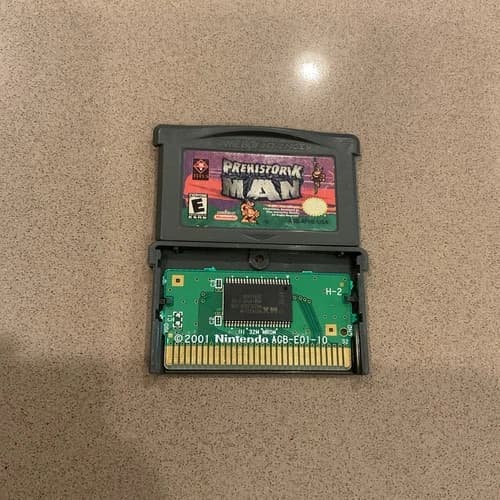 Prehistorik Man (Nintendo Game Boy Advance, 2001) Authentic GBA