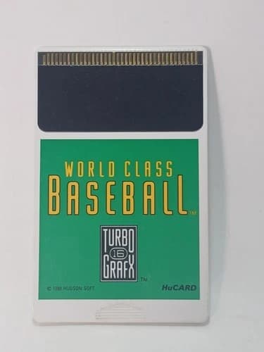 World Class Baseball (TurboGrafx-16, 1989) Cart Only