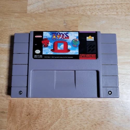 Toys Let the Toy War Begin! SNES Super Nintendo Entertainment System - Tested