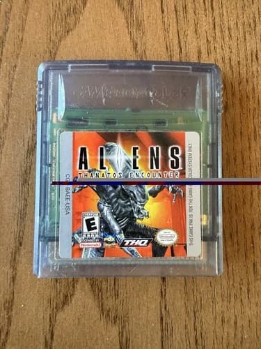 Aliens Thanatos Encounter Gameboy Color Cartridge, Tested *Authentic*