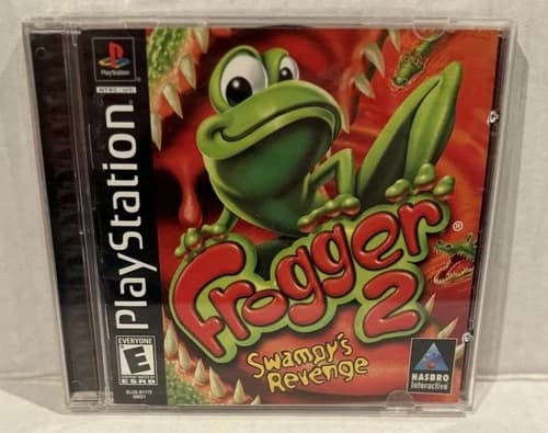 Frogger 2: Swampy's Revenge PS1 PlayStation 1 Complete CIB Black Label