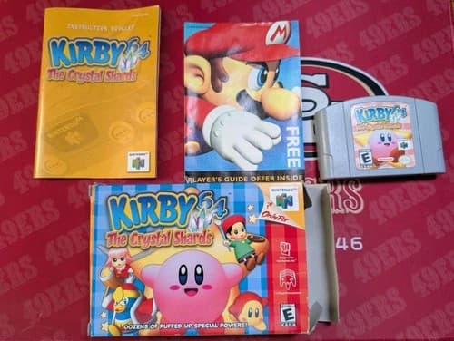 Kirby 64: The Crystal Shards (Nintendo 64, 2000) Box Manual Complete CIB N64