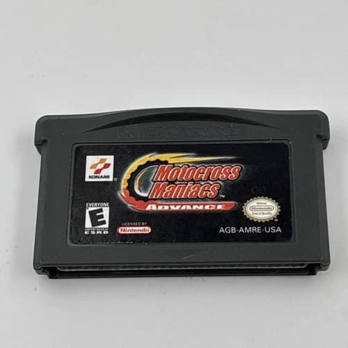TESTED WORKS Motocross Maniacs Advance Nintendo Game Boy Advance GBA Cartridge