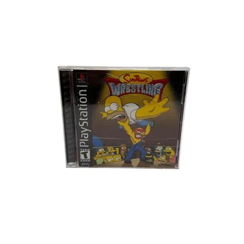 The Simpsons Wrestling PS1 (PlayStation 1) 2001 Tested And Working