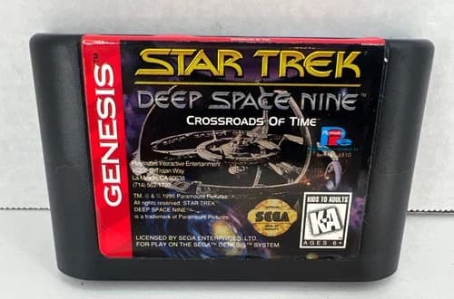 Star Trek Deep Space Nine: Crossroads of Time SEGA Genesis Cart Only Tested