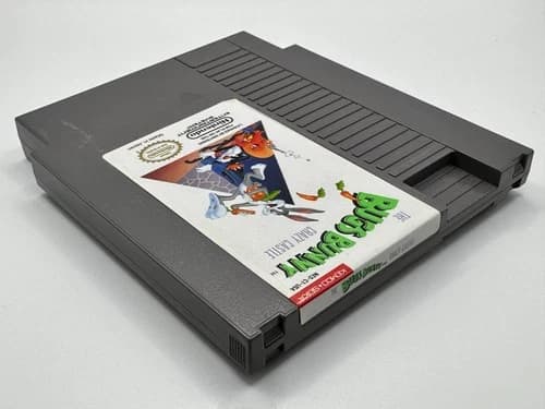 Bugs Bunny Crazy Castle Video Game Nintendo NES 1989 Tested Works PINS CLEANED