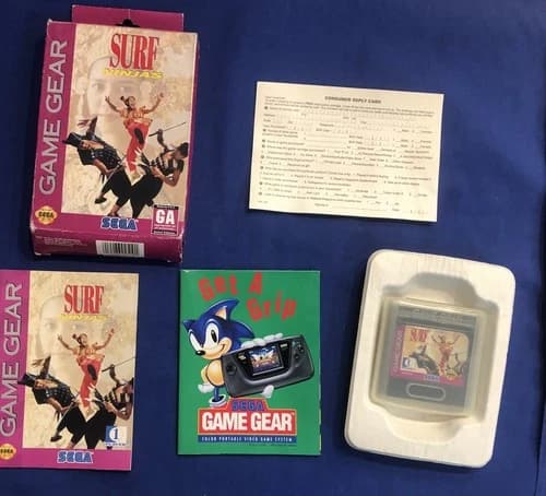 CIB Surf Ninjas (Sega Game Gear, 1993)