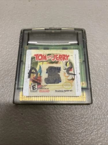 Tom and Jerry Nintendo Gameboy Color Game Cleaned and Tested Working