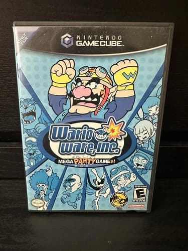 WarioWare, Inc.: Mega Party Game (Nintendo GameCube, 2004) Complete In Box CIB