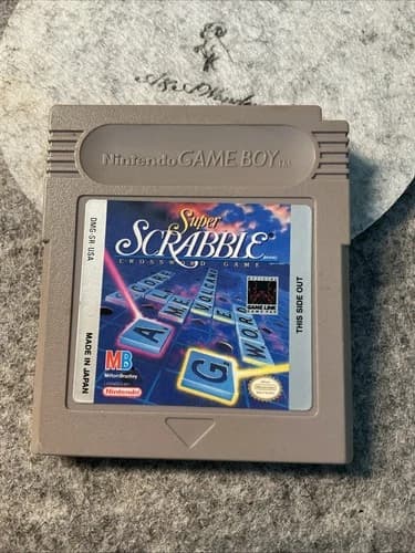 Super Scrabble (Nintendo Game Boy, 1991) Cartridge Only - Tested Authentic