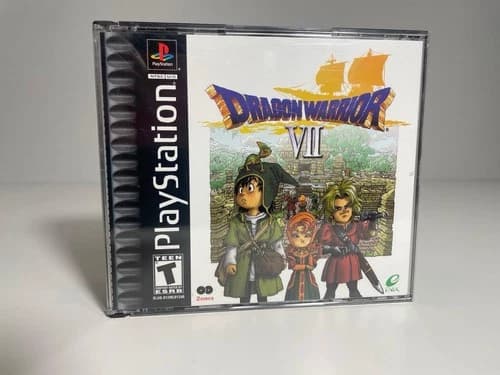 Dragon Warrior VII PS1 PlayStation 1 CIB w Registration Card Excellent Tested