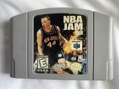 NBA Jam '99 - Nintendo 64/N64 - Cartridge Only - Does NOT Run - ?Needs Cleaning?
