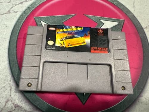 Lamborghini American Challenge Super Nintendo Game