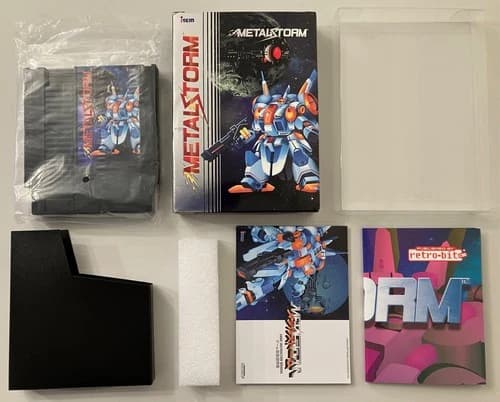 Metal Storm Standard Edition (complete) NES 2019 Retrobit Irem