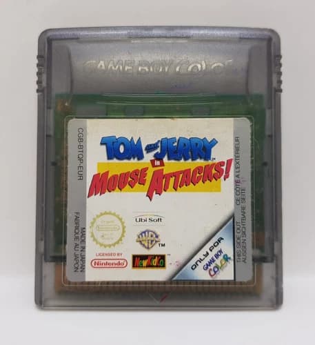 Tom & Jerry In Mouse Attacks Nintendo GameBoy Color Video Game Genuine Cart 1998