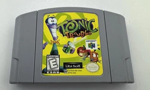 Tonic Trouble Nintendo 64 N64 Authentic Tested Fast Shipping Retro Gaming Vintag