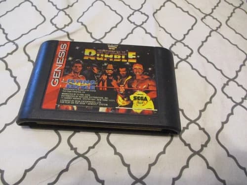 ORIGINAL SEGA GENESIS WWF ROYAL RUMBLE GAME