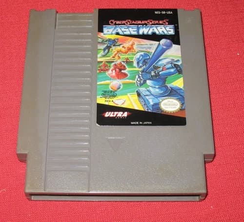 Nintendo NES /Cyber Stadium Series: Base Wars / Tested & Working