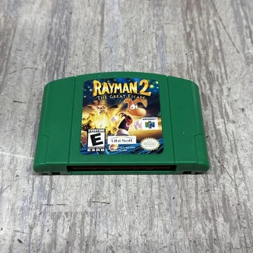 Rayman 2: The Great Escape (Nintendo N64, 1999) Video Game Cartridge