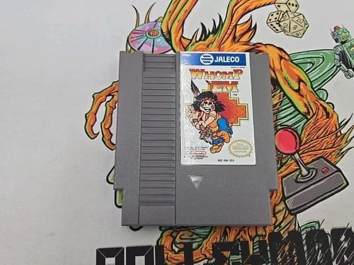 Whomp 'Em (1985) Nintendo NES Tested and Working Authentic Cartridge Only