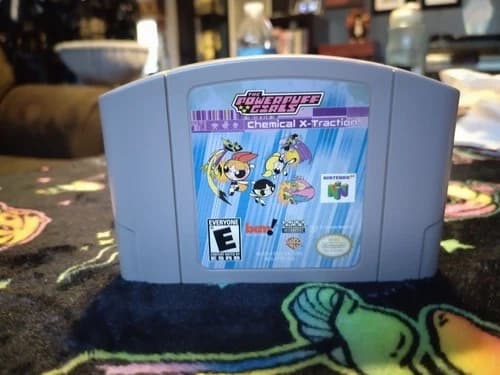 Powerpuff Girls: Chemical X-traction (Nintendo 64, 2001) N64 Authentic - Tested